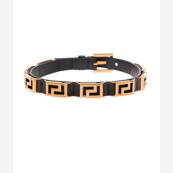 NWT Versace Greca Leather Metal Chocker! - Picture 12 of 15